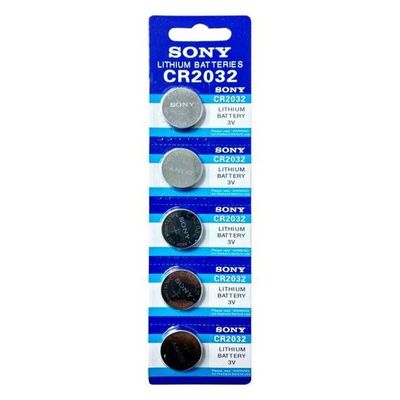 Sony CMOS CR2032 3V Lithium Battery (5pcs)