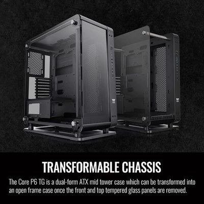 Thermaltake Core P6 Tempered Glass Mid Tower Chassis