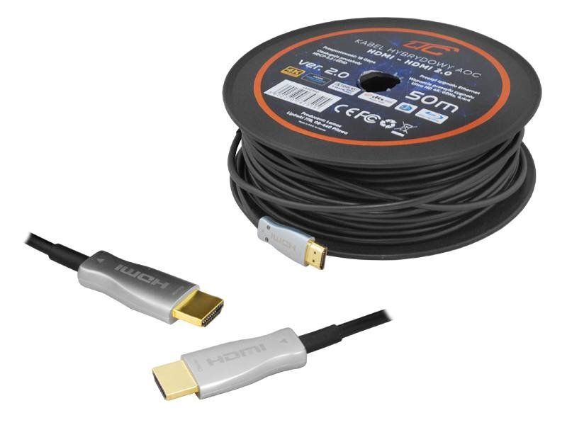 UNITEK 4K 60Hz HDMI Fiber Optic Cable C11072BK-50M