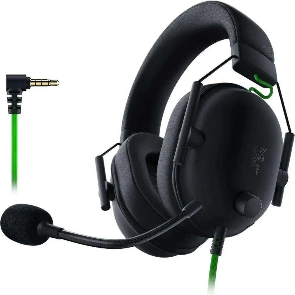 Razer BlackShark V2 X Gaming Headset: 7.1 Surround Sound - 50mm Drivers - Memory Foam Cushion - For PS4, PS5,PC (Stereo Only) Switch - 3.5mm Audio Jack