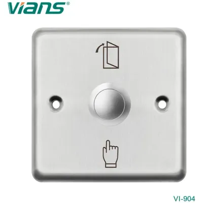 VIANS VI-904 Stainless Steel Exit Button – Door Release Push Button for Access Control Systems