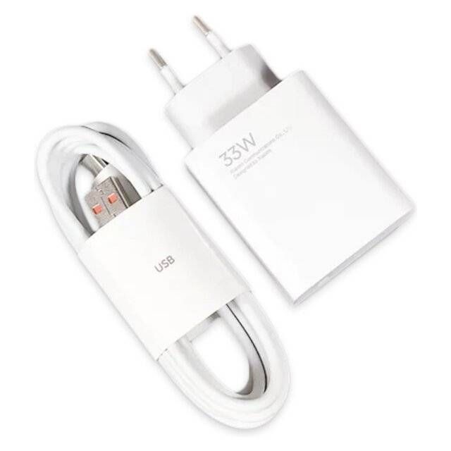 Xiaomi 33W Charger + Type-C Cable [Open Box] / (MDY-14-EL)