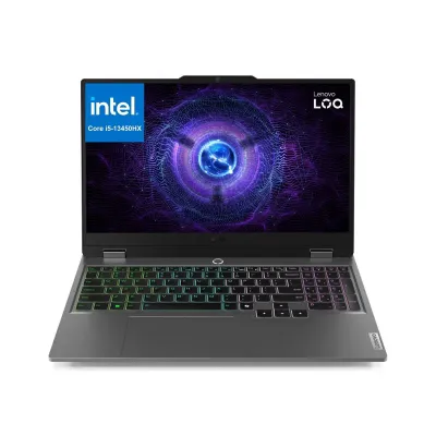 Lenovo LOQ 15IRX9 - (73PS) Intel Core i5-13450HX, RAM 16GB, SSD 512GB, RTX 3050 6GB, 15.6 Inch FHD IPS 144Hz, Luna Gray