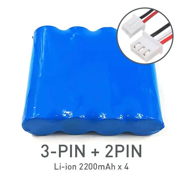 Li-ion UPS Battery Pack 2200mAh*4 (2 Connector)
