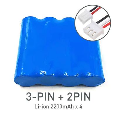 Li-ion UPS Battery Pack 2200mAh*4 (2 Connector)