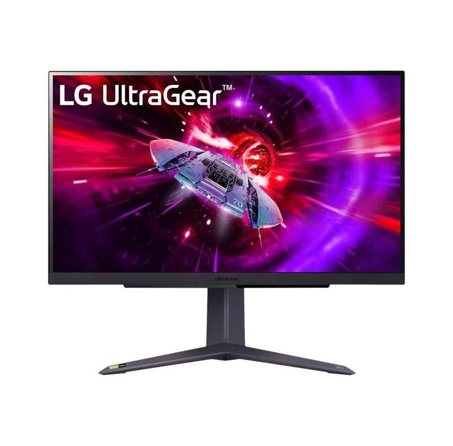 LG UltraGear Gaming Monitor 27GR75Q, 27 inch, 1440p, 165Hz, 1ms GtG, IPS Display, HDR 10, NVIDIA G-Sync &amp; AMD FreeSync compatible, Smart Energy Saving, Displayport, HDMI