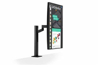 LG 27'' QHD Ergo IPS Monitor with USB Type-C and Ergo Stand
