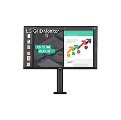 LG 27'' QHD Ergo IPS Monitor with USB Type-C and Ergo Stand