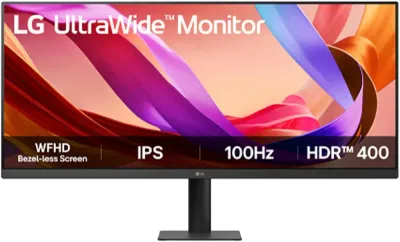 عرض خاص لفترة محدودة LG 34U511A-B 34″ UltraWide 21:9 WFHD IPS Monitor – 2560×1080, 100Hz, sRGB 99%