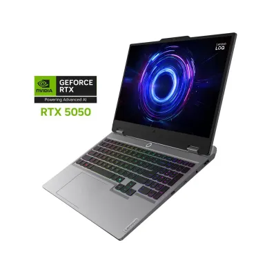 Lenovo LOQ 15IRX10 - (YPPS) Intel Core i7-13700HX, RAM 16GB, SSD 512GB, RTX 5050 8GB, 15.6 Inch Inch FHD IPS 144Hz, Luna Grey