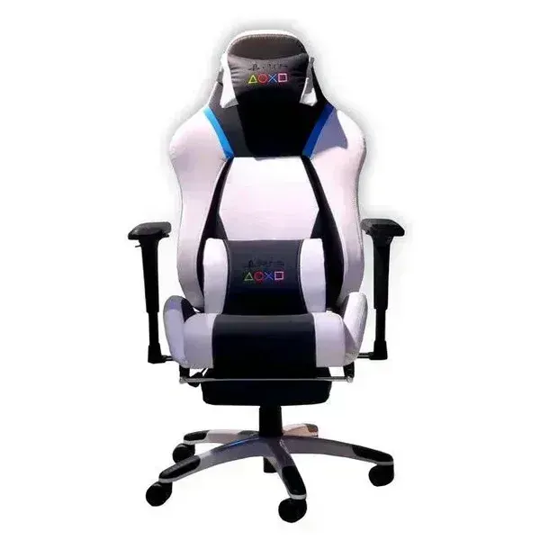 PS5 Gaming Chair (White, Black and Blue)