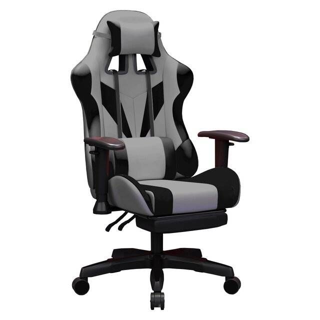 Raptor RGC-100 Gaming Chair (Silver &amp; Black)