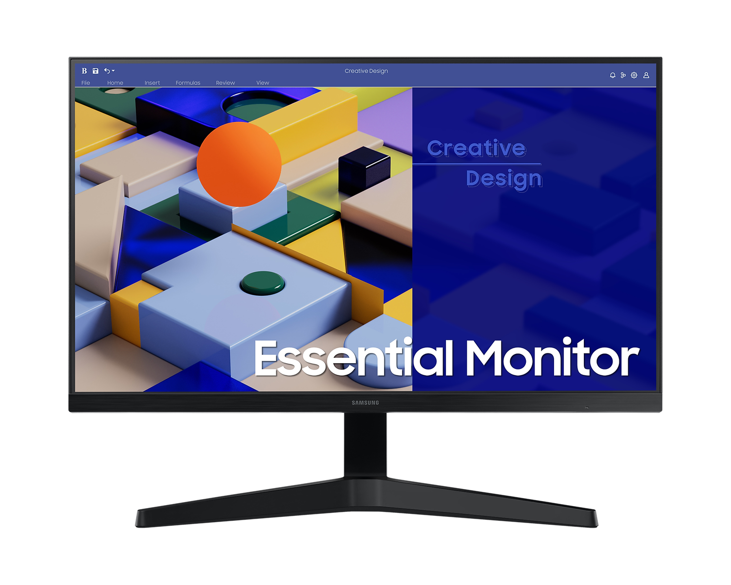 Samsung Essential S3 S30GD 24" FHD IPS Monitor – 100Hz, 5ms GTG, 250 nits, 178° Viewing Angle, VESA Mount, HDMI Input