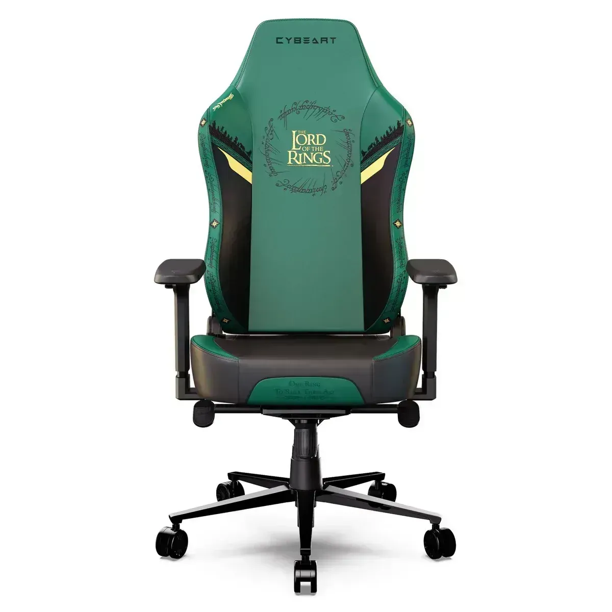 Cybeart Lord of the Rings Gaming Chair – Official Licensed Edition with Supreme PU Leather, 4D Armrests