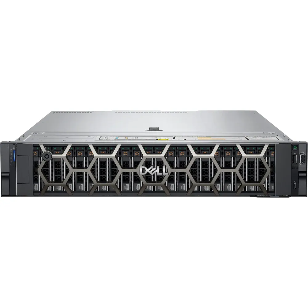 Dell PowerEdge R760xs Rack Server – Dual Xeon Silver 4410, 24 Cores, 64GB DDR5, 2×4TB SAS, Redundant PSU