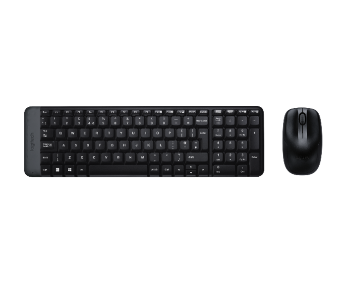 Logitech MK220 Wireless Keyboard and Mouse Combo - Arabic