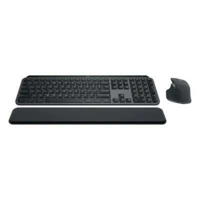 Logitech MX Keys S Combo - Performance Wireless Keyboard &amp; Mouse with Palm Rest