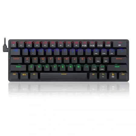 Redragon K615 Elise 60% Thin Wired Mechanical Keyboard