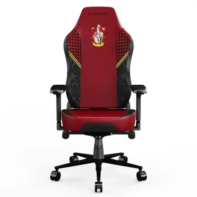 Cybeart Gryffindor Gaming Chair – Official Harry Potter Edition with 4D Armrests, Supreme PU Leather