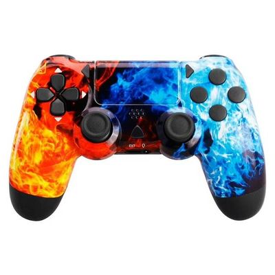 PS4 Wireless Controller (TAT3 Flames) / Double 4