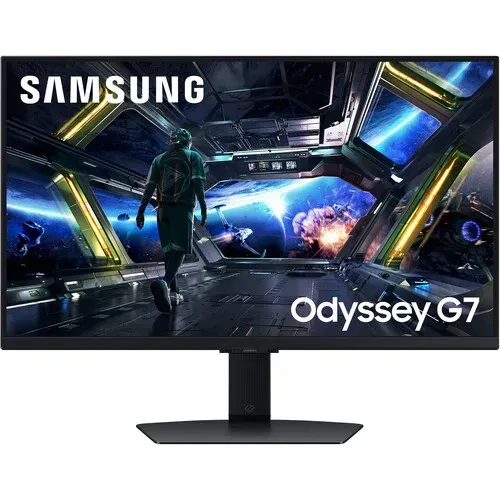 Samsung Odyssey G7 G70D 32" 4K UHD IPS Gaming Monitor – 144Hz, 1ms GTG, HDR400, G-Sync Compatible, Gaming Hub, VESA Mount
