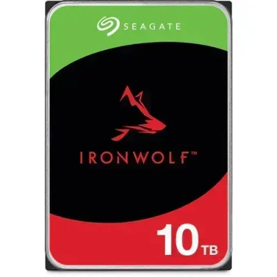 Seagate IronWolf 10TB NAS HDD – 3.5" SATA 6Gb/s, 7200 RPM, 256MB Cache, 180TB/yr Workload, CMR, RV Sensors