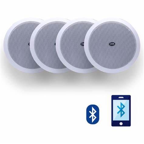 CMX BT-510A Wireless Bluetooth Speaker CMX Audio ,4 x10W (one active+ 3 passive)
