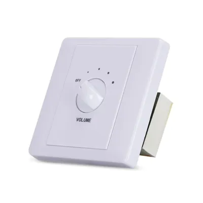 CMX VC-C30 100V Volume Controls – 6W to 120W, 5-Step Attenuation, UV-Protected ABS, Surface or In-Wall Mount