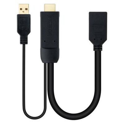 HDTV to DP + USB 2.0/M Adapter