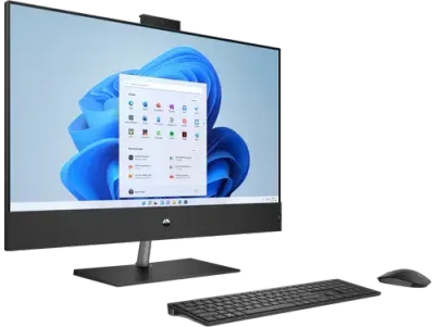 HP Pavilion 32-b1025nh 31.5" AIO - Core i7-13700T - 16GB RAM - 1TB SSD - Shared - Win 10 Pro K (Black)