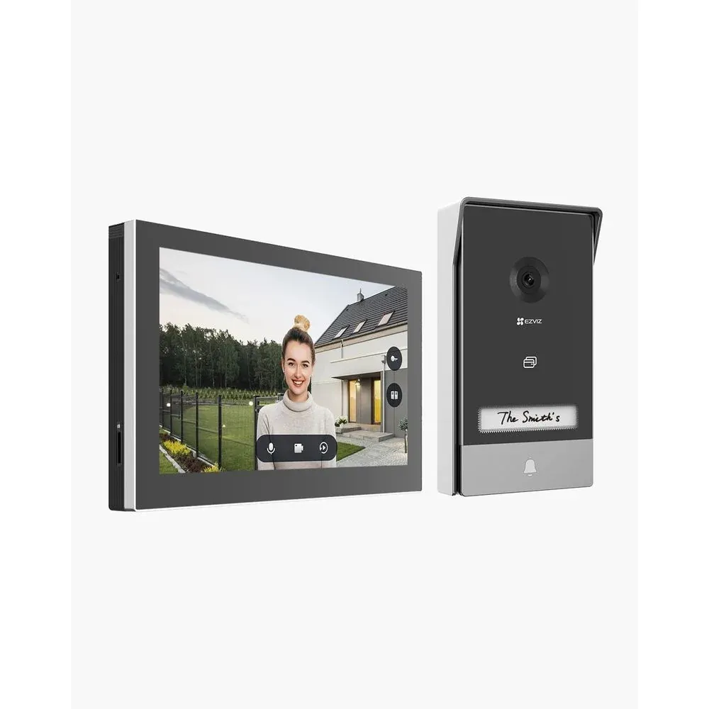 EZVIZ HP7 Smart Video Doorphone with 2K Camera, 7" Touch Screen &amp; Dual-Band Wi-Fi
