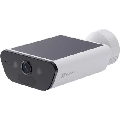 EZVIZ CS-CB5 Outdoor Smart Camera, 4K 8MP Solar Battery, Always-On Video, AI Human &amp; Vehicle Detection, Color Night Vision