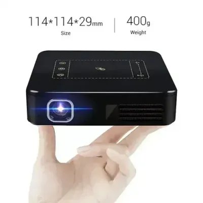 Hotack Smart HD D13 4K DLP Android Projector Mini Mobile LED WiFi Projector For Home Business Office Portable Projectors