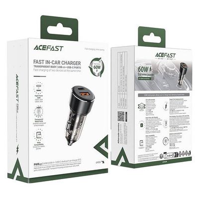 AceFast Car Charger 60W (B12) Cable