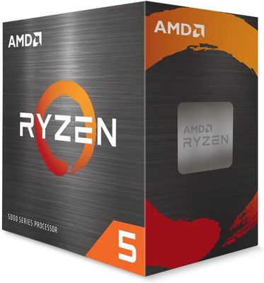 AMD Ryzen™ 5 5500 6-Core, 12-Thread Unlocked Desktop Processor with Wraith Stealth Cooler, Ceramic Gray (TRY)
