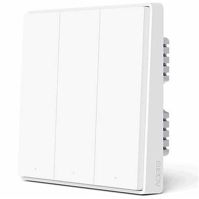AQARA Smart Wall Switch D1 (No Neutral, Triple Rocker)