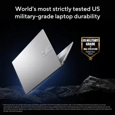 ASUS Vivobook Laptop X1504VA-NJ104 15.6" FHD - Core i5-1335U - 8GB RAM - 512GB SSD - Shared - WIN 10 PRO K(Cool Silver)