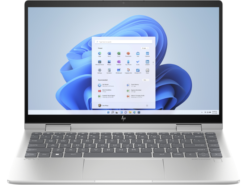 HP ENVY x360 2-in-1 Laptop 14-es0013dx - Core i5-1335U - 8GB RAM - 512GB SSD - Shared - Win11 (Natural Silver)