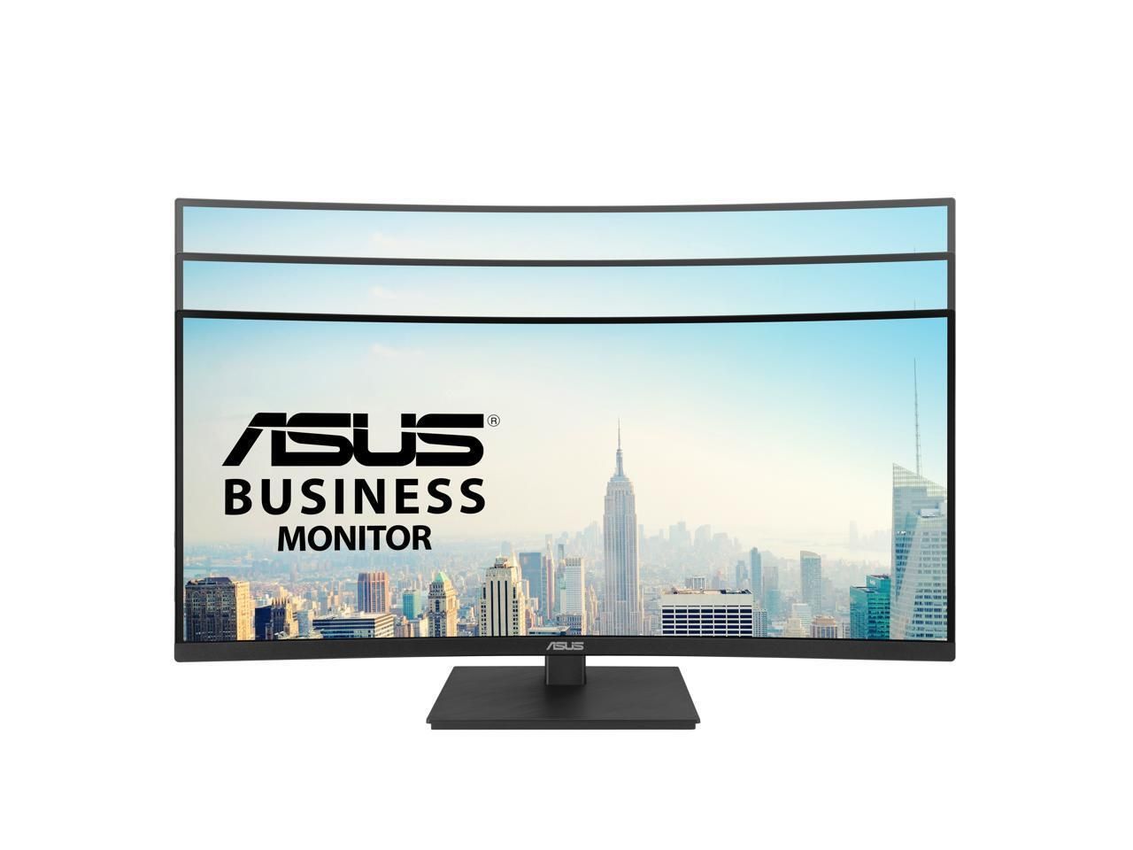 ASUS 34" Ultrawide Curved USB-C Docking Monitor - 21:9 QHD (3440 x 1440), 1500R Curvature, 100Hz, Adaptive Sync, USB Hub, RJ45, Eye Care, Frameless, VESA Wall Mountable, Height Adjustable