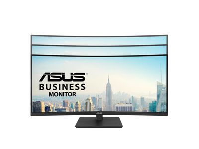 ASUS 34" Ultrawide Curved USB-C Docking Monitor - 21:9 QHD (3440 x 1440), 1500R Curvature, 100Hz, Adaptive Sync, USB Hub, RJ45, Eye Care, Frameless, VESA Wall Mountable, Height Adjustable