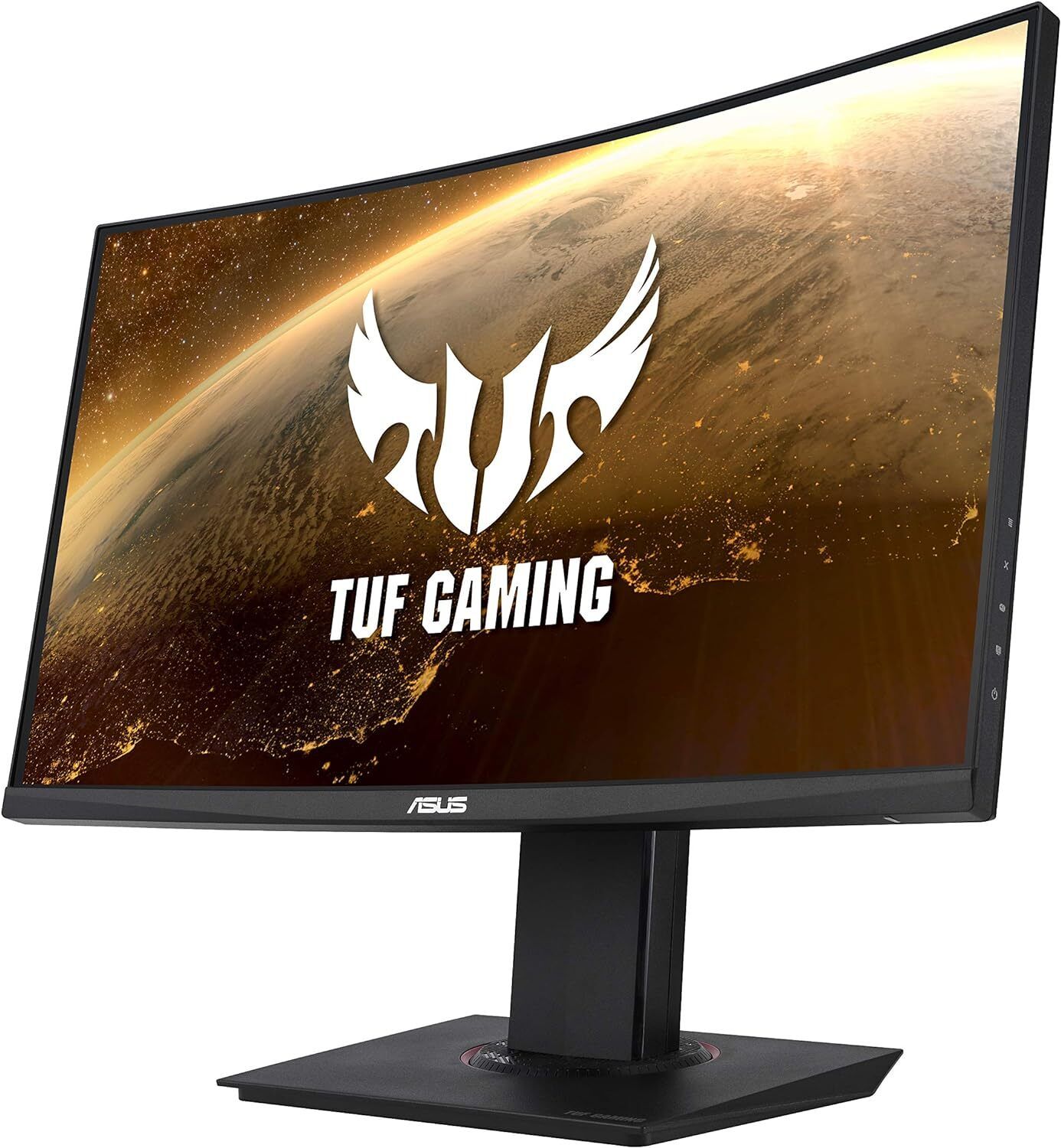 ASUS TUF Gaming Curved Gaming Monitor 24“ 23.6 inch Full HD (1920 x 1080), 165Hz, Extreme Low Motion Blur, FreeSync Premium, 1ms (MPRT), Shadow Boost