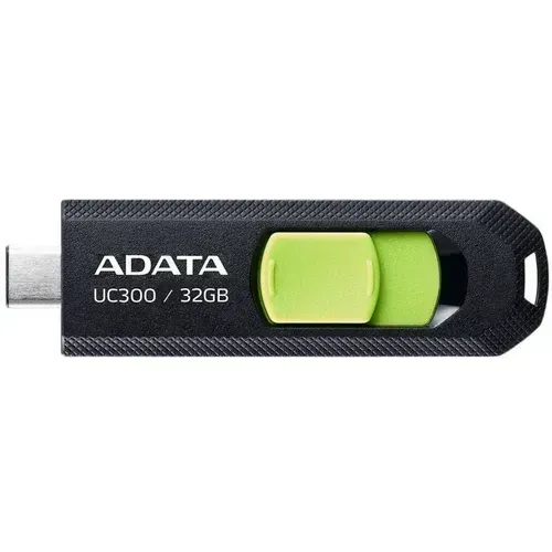 ADATA UC300 USB 3.2 Gen1 Flash Drive Type-C High Compatibility Capless Sliding Connector - 32GB