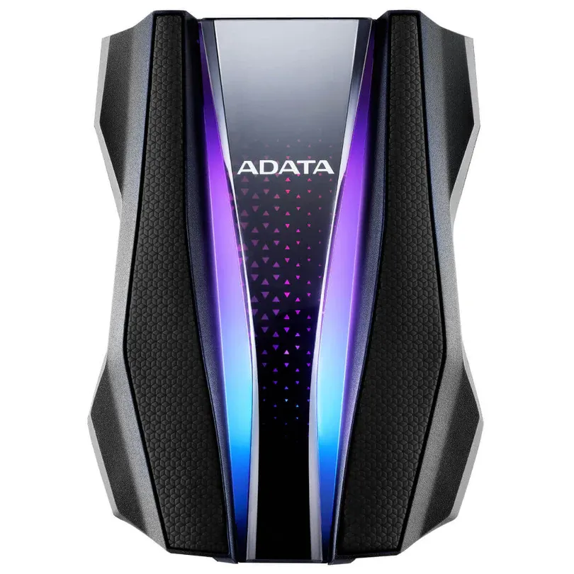 ADATA HD770G RGB External Hard Drive USB 3.2 Military-Grade Shockproof Waterproof Gaming Design - 1TB