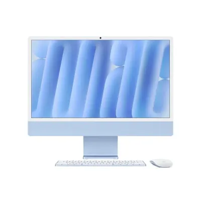 Apple iMac MWUF3AB/A - A3247, M4 8C CPU, GPU 8C, RAM 16GB, SSD 256GB, 24 Inch 4.5K Retina display, Blue