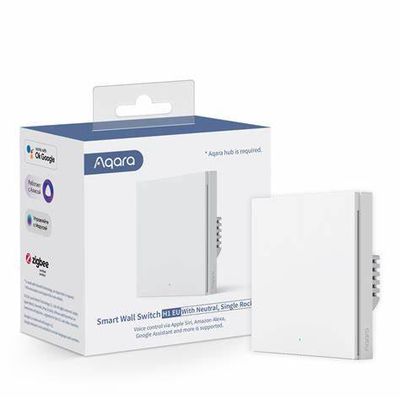 AQARA Smart Wall Switch D1 (No Neutral, Single Rocker)