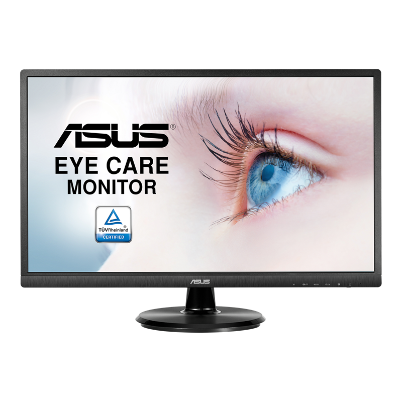 ASUS VA249HE Eye Care Monitor - 24 inch (23.8 inch viewable), Full HD, Flicker Free, Blue Light Filter, Anti Glare, HDMI