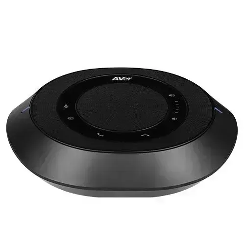 AVer FONE540 USB &amp; Bluetooth Conference Speakerphone – Daisy-Chainable, 360° Mic Pickup, Noise Suppression, 3-Way Calling, Web UI Control