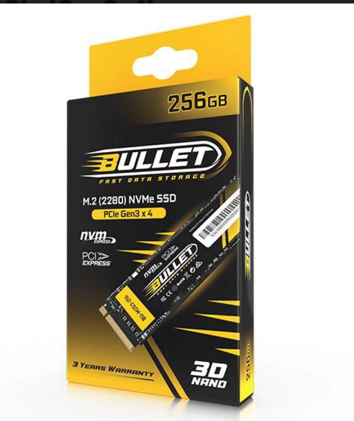 Bullet 256GB M.2 (2280) NVMe PCIe [Gen3x4]