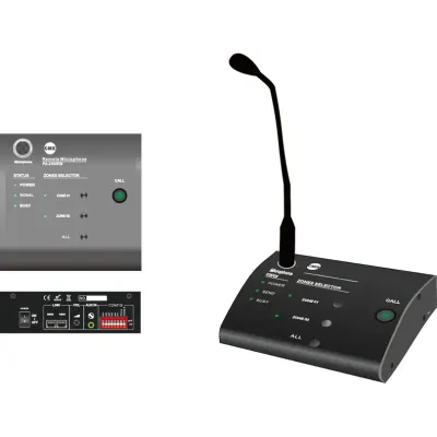 CMX 2 Zone remote microphone for PA-2500 ranges