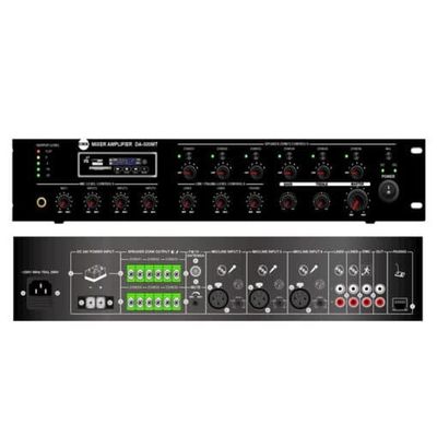 CMX 500W 6-Zone Wi-Fi Mixer Amplifier with Bluetooth, USB, FM, App Control, and 100V/70V/4–16Ω Speaker Outputs